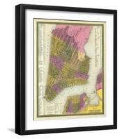 City of New York, c.1846-Samuel Augustus Mitchell-Framed Art Print