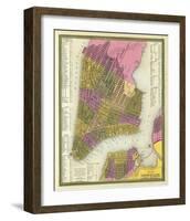 City of New York, c.1846-Samuel Augustus Mitchell-Framed Art Print