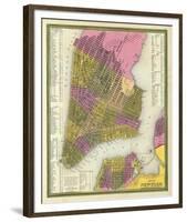 City of New York, c.1846-Samuel Augustus Mitchell-Framed Art Print