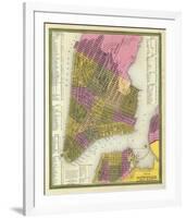 City of New York, c.1846-Samuel Augustus Mitchell-Framed Art Print