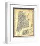 City of New York, c.1846-Samuel Augustus Mitchell-Framed Art Print