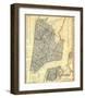 City of New York, c.1846-Samuel Augustus Mitchell-Framed Art Print