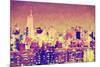 City of New York II - In the Style of Oil Painting-Philippe Hugonnard-Mounted Giclee Print