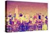 City of New York II - In the Style of Oil Painting-Philippe Hugonnard-Stretched Canvas
