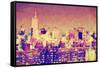 City of New York II - In the Style of Oil Painting-Philippe Hugonnard-Framed Stretched Canvas