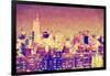 City of New York II - In the Style of Oil Painting-Philippe Hugonnard-Framed Giclee Print