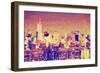 City of New York II - In the Style of Oil Painting-Philippe Hugonnard-Framed Premium Giclee Print