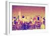 City of New York II - In the Style of Oil Painting-Philippe Hugonnard-Framed Premium Giclee Print