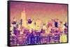 City of New York II - In the Style of Oil Painting-Philippe Hugonnard-Framed Stretched Canvas