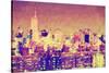 City of New York II - In the Style of Oil Painting-Philippe Hugonnard-Stretched Canvas