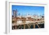 City of New York III - In the Style of Oil Painting-Philippe Hugonnard-Framed Giclee Print