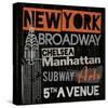 City of New York-Tom Frazier-Stretched Canvas