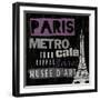 City of Paris-Tom Frazier-Framed Giclee Print