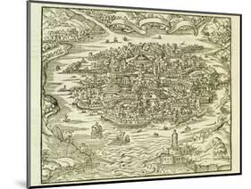 City of Quinsai (Now Tianjin)-Andre Thevet-Mounted Giclee Print