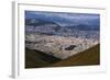 City of Quito Seen from the Pichincha Volcano, Quito, Ecuador, South America-Matthew Williams-Ellis-Framed Photographic Print