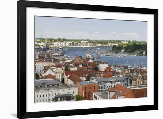 City of Rostock at the coast of the German Baltic Sea. Germany-Martin Zwick-Framed Photographic Print