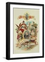 City of Saint Louis Welcomes the National Democratic Convention, 1888-Tracey Printing-Framed Art Print