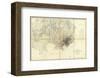 City of San Francisco and Its Vicinity, California, c.1859-null-Framed Art Print