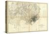 City of San Francisco and Its Vicinity, California, c.1859-null-Stretched Canvas