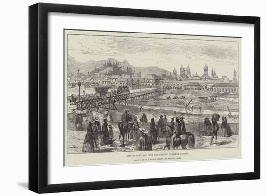 City of Santiago from the Central Tramway Station-Melton Prior-Framed Giclee Print