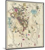 City of Seattle and Environs, c.1890-O^ P^ Anderson-Mounted Art Print