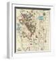 City of Seattle and Environs, c.1890-O^ P^ Anderson-Framed Art Print