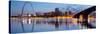 City of St. Louis Skyline.-rudi1976-Stretched Canvas
