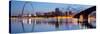 City of St. Louis Skyline.-rudi1976-Stretched Canvas