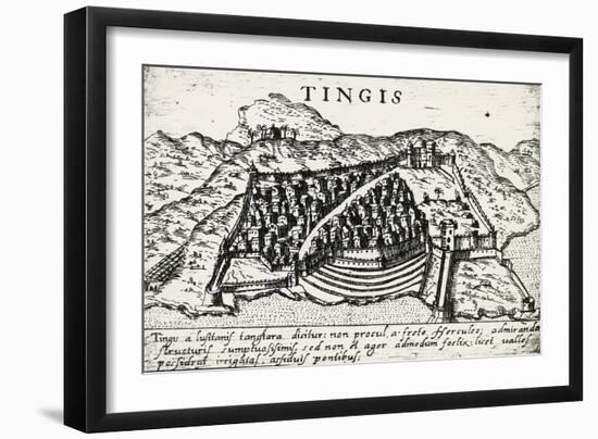 City of Tangier, 1572, Morocco, 16th Century-null-Framed Giclee Print