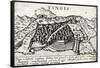 City of Tangier, 1572, Morocco, 16th Century-null-Framed Stretched Canvas