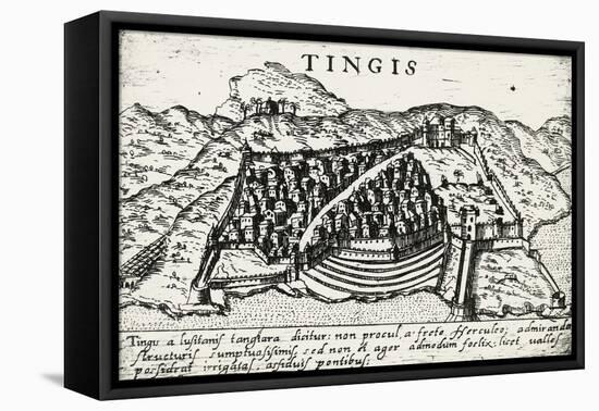 City of Tangier, 1572, Morocco, 16th Century-null-Framed Stretched Canvas