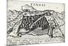 City of Tangier, 1572, Morocco, 16th Century-null-Mounted Giclee Print