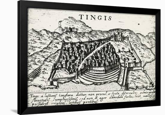 City of Tangier, 1572, Morocco, 16th Century-null-Framed Giclee Print
