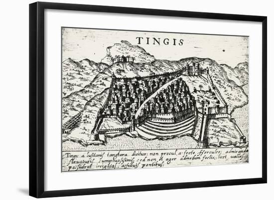City of Tangier, 1572, Morocco, 16th Century-null-Framed Giclee Print