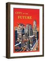 City of the Future-null-Framed Art Print