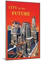 City of the Future-null-Mounted Art Print