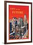 City of the Future-null-Framed Art Print