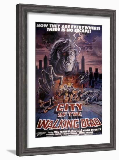 City of the Walking Dead, 1980-null-Framed Art Print