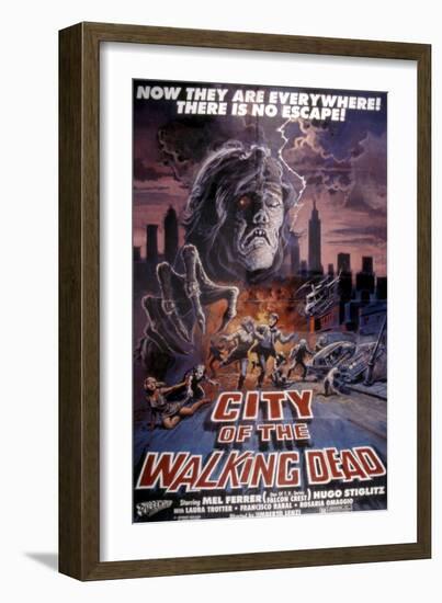 City of the Walking Dead, 1980-null-Framed Art Print