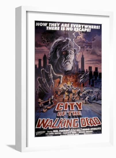 City of the Walking Dead, 1980-null-Framed Art Print