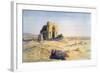 City of Tombs, Looking Towards Sakkara, Cairo, Egypt, 1863-Charles Emile De Tournemine-Framed Giclee Print