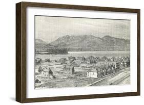 City of Vancouver, Canada, 19th Century-null-Framed Giclee Print