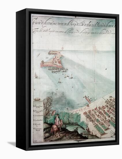 City of Veracruz, Mexico, 17th Century-null-Framed Stretched Canvas