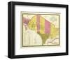 City of Washington, D.C., c.1846-Samuel Augustus Mitchell-Framed Art Print