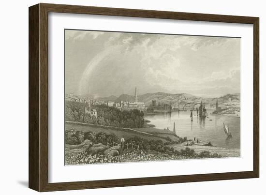 City of Waterford-William Henry Bartlett-Framed Giclee Print