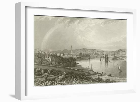 City of Waterford-William Henry Bartlett-Framed Giclee Print