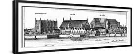 City of Westminster, 1647-Wenceslaus Hollar-Framed Giclee Print