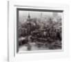 City of Westminster from the South Bank of The Thames, c.1963-Henry Grant-Framed Art Print
