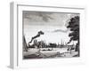 City of Westminster from the Surrey Bank of the Thames-null-Framed Giclee Print