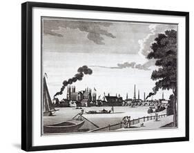 City of Westminster from the Surrey Bank of the Thames-null-Framed Giclee Print